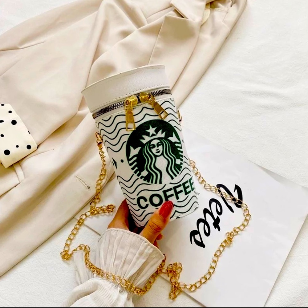 Super cute Starbucks and popcorn purse ❣️